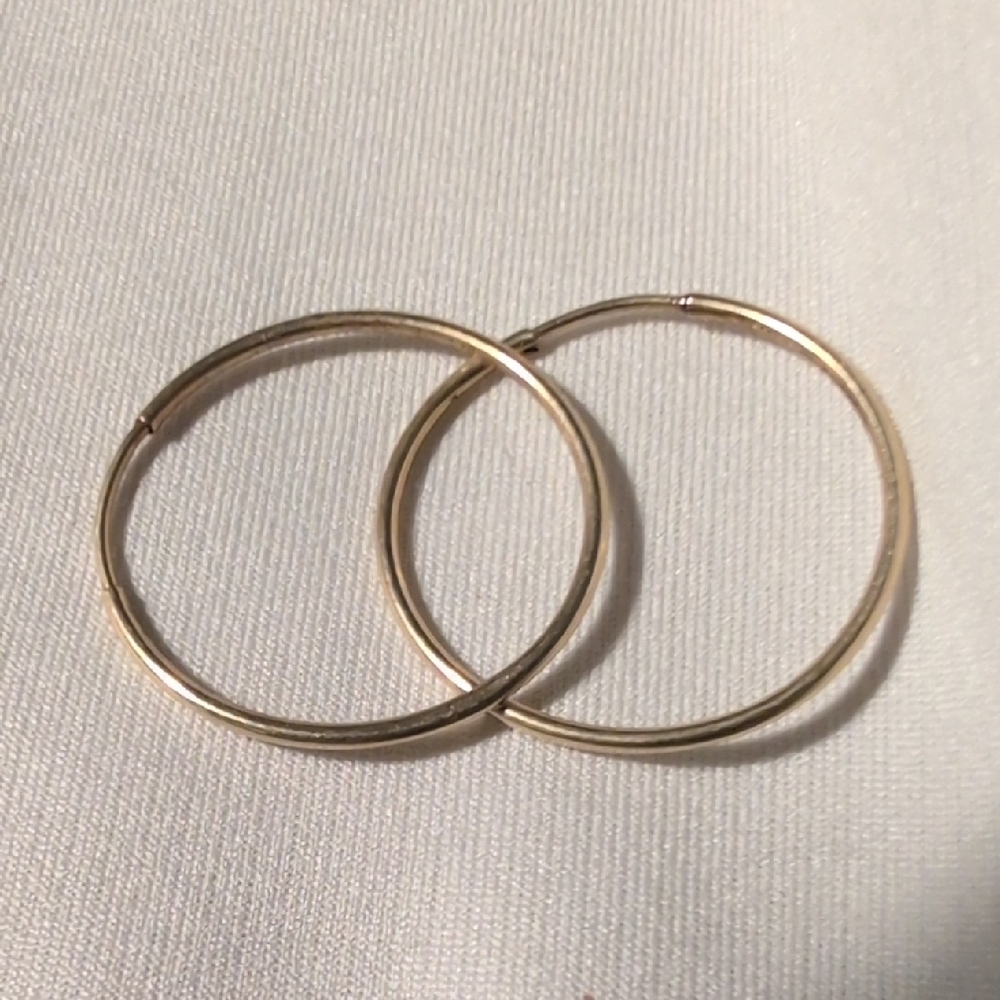 Elegant Gold Hoop Earrings